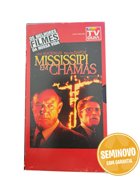 VHS Os Melhores Filmes Da Nossa Vida - Mississipi Em Chamas | VHS | Usado 0