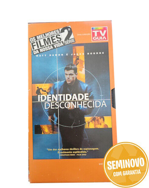 VHS Os Melhores Filmes Da Nossa Vida 2ª Série - Identidade Desconhecida | VHS | Usado