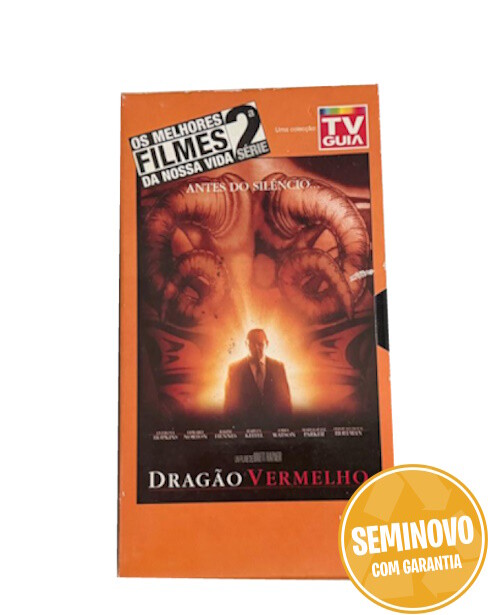 VHS Os Melhores Filmes Da Nossa Vida Série 2 -Dragão Vermelho | VHS | Usado 0