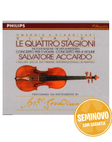 Vivaldi - the four seasons -  2 concertos | CD | Usado
