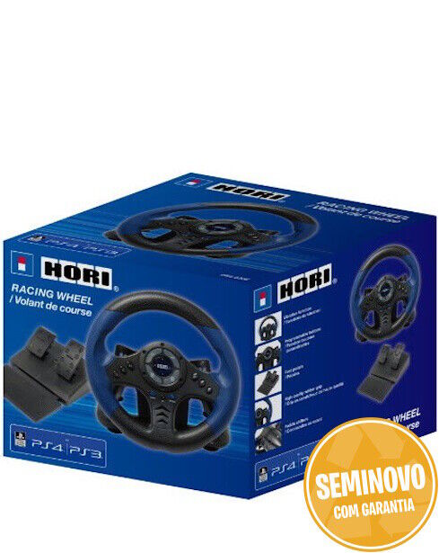 Volante Racing Wheel Hori | PS4/PS3 | Usado