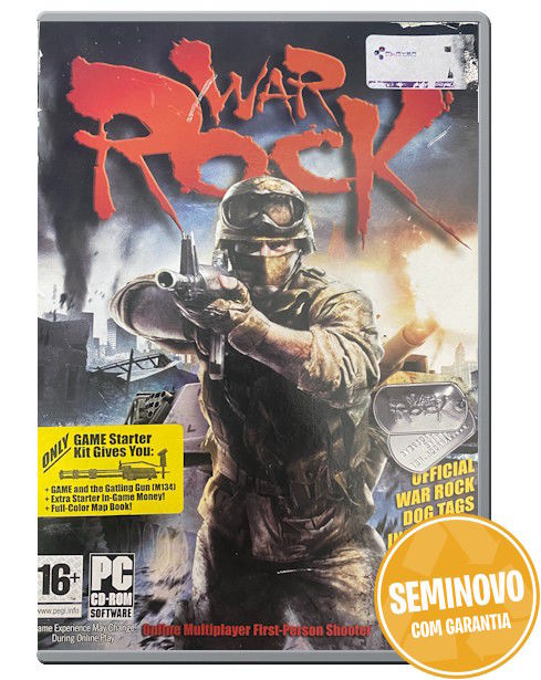 WAR ROCK (INCLUI STARTER KIT) | PC | Usado