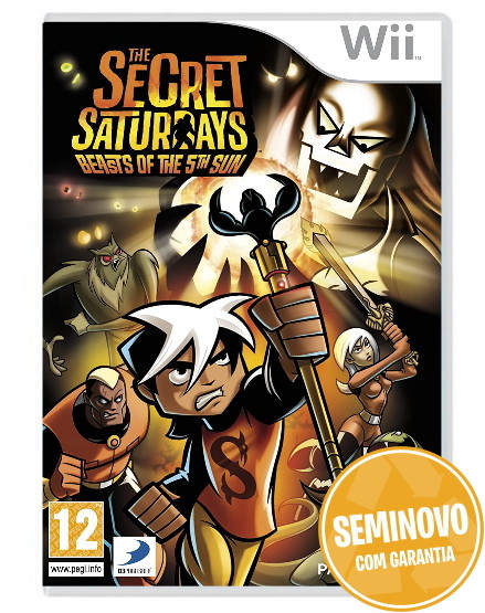The Secret Saturdays: Beasts of The 5th Sun | Wii | Usado