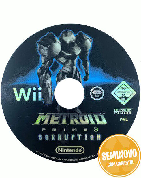Metroid Prime 3 Corruption - só CD | Wii | Usado