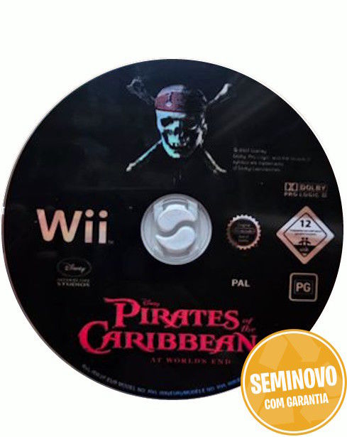 PIRATES OF THE CARIBBEAN: AT WORLD'S END - SÓ CD | WII | USADO