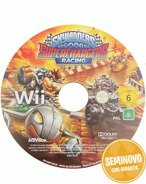 Skylanders SuperChargers - só CD | Wii | Usado