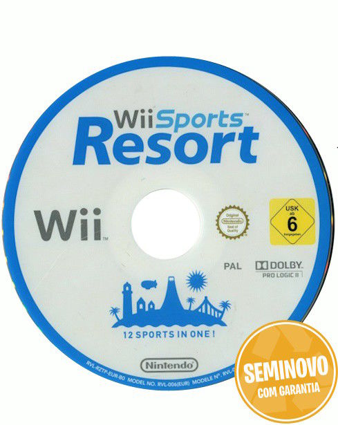 Wii Sports Resort - só CD | Wii | Usado