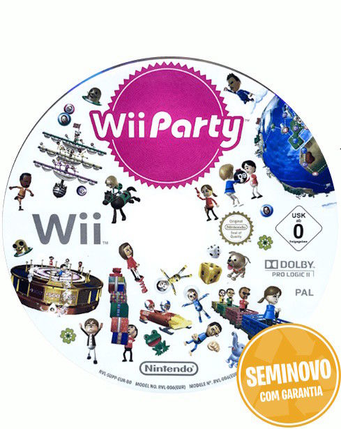Wii Party - só CD | Wii | Usado