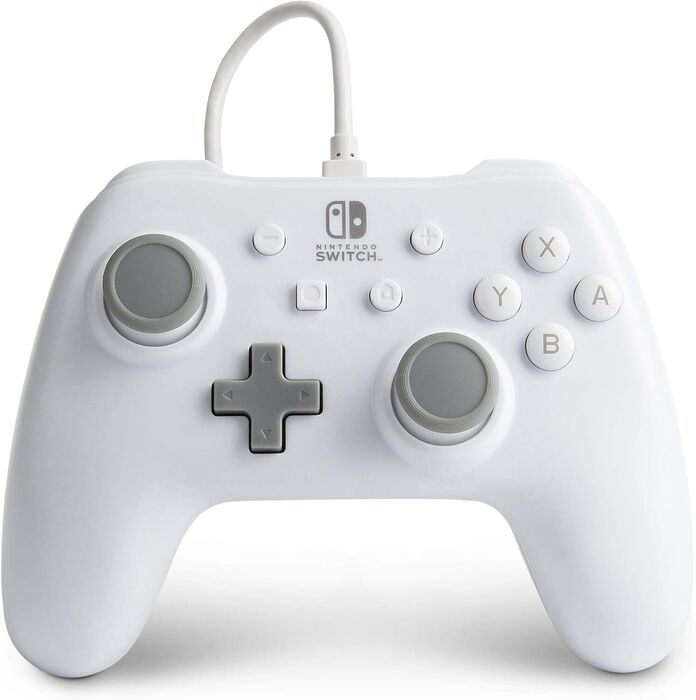 Comando com Fios Nintendo Switch Branco  | NSW | Novo