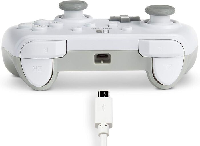 Comando com Fios Nintendo Switch Branco  | NSW | Novo