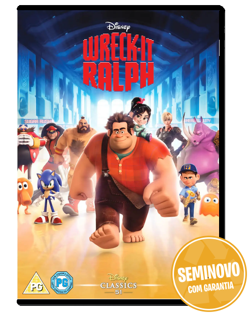 Wreck-It Ralph (Sem Portugues) | DVD | Usado