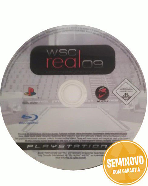 WSC REAL 09: WORLD SNOOKER CHAMPIONSHIP | PS3 | USADO