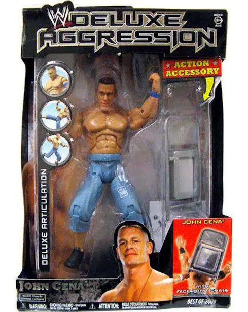 WWE Deluxe Aggression-John Cena | NOVO