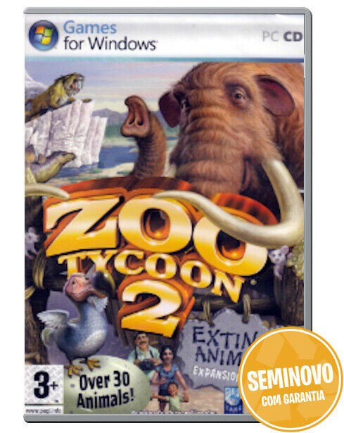 Zoo Tycoon 2 - Extinct animals | PC | Usado