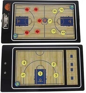 Quadro Tático de Basquetebol - frente e verso