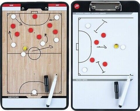 Quadro Futsal (cor/magnético/escrita/2 faces) frente e verso