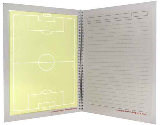 Caderno de Futebol - aberto