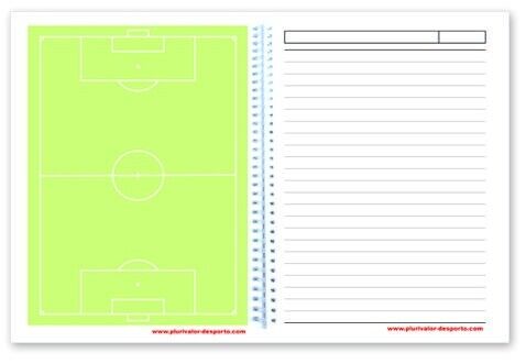 Caderno de Treino de Futebol A5