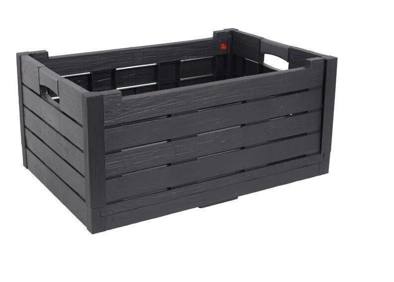 Cesto de arrumação dobrável Cinza 28x59x39cm 60L