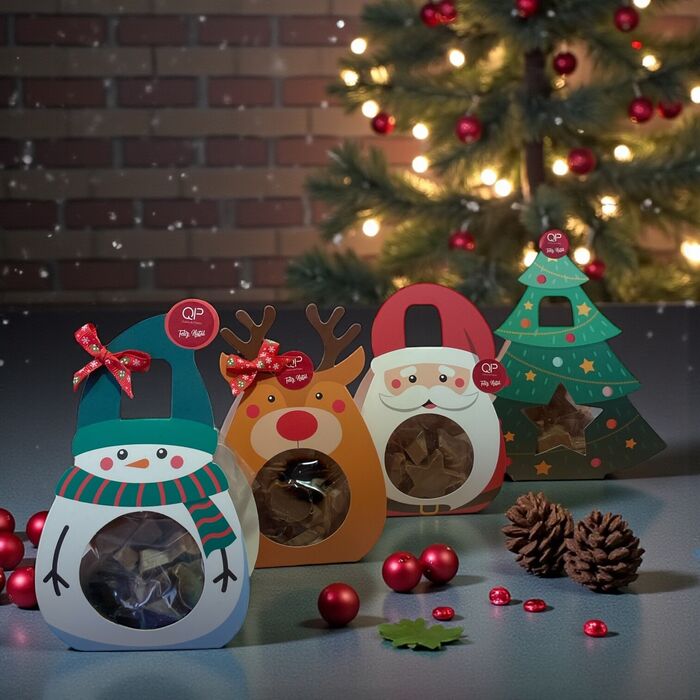 Figuras de Natal em Caixa
