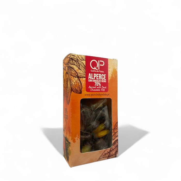 Alperce com chocolate Negro 70%