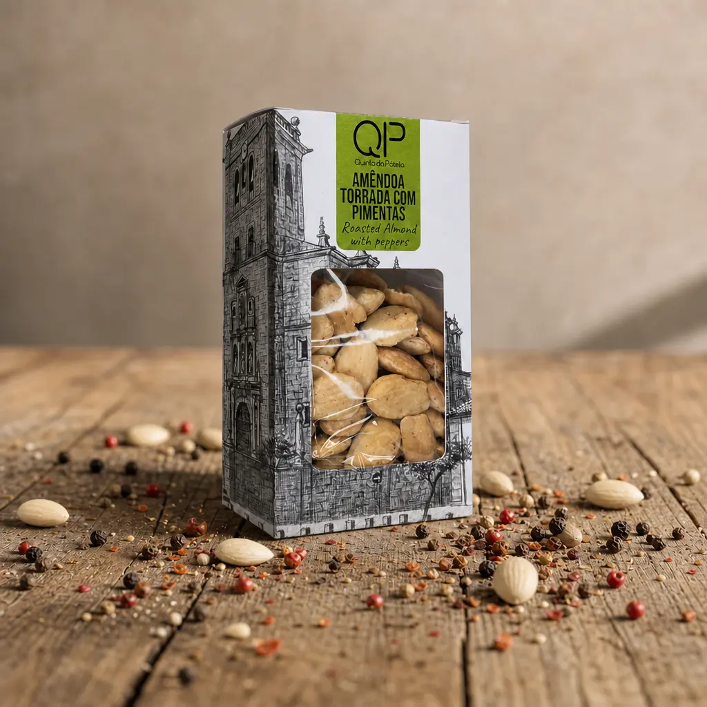 Amêndoa Torrada com Pimentas 100g