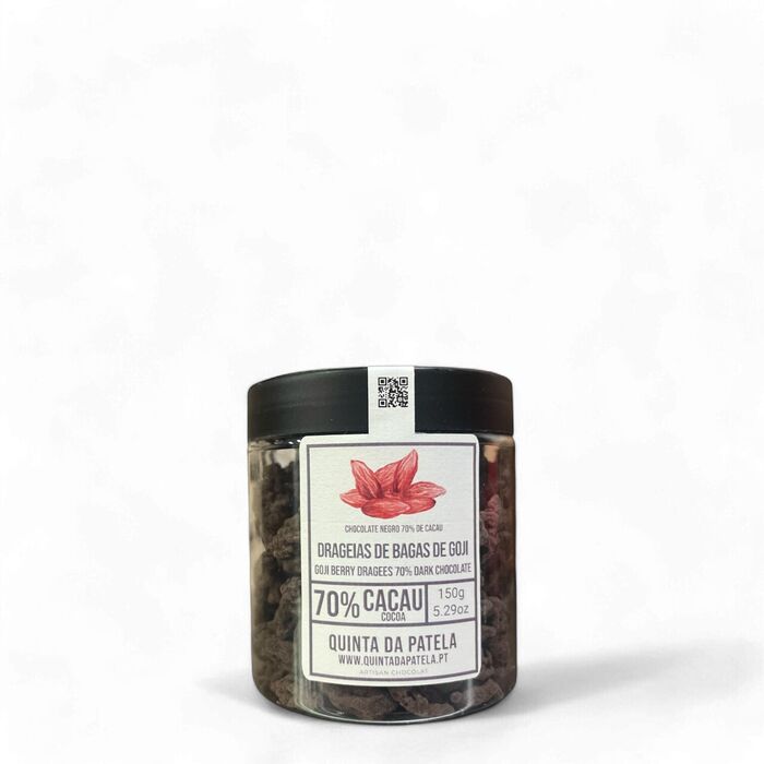 Drageias de Bagas de Goji com Chocolate Negro 70% 150