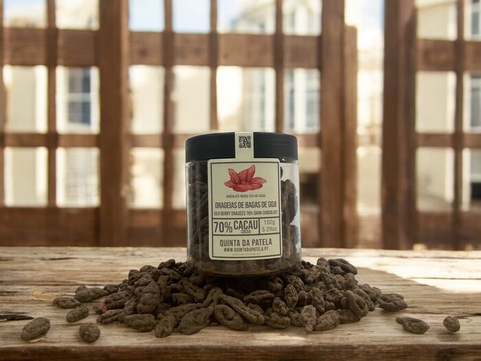 Drageias de Bagas de Goji com Chocolate Negro 70% 150