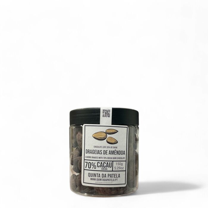 Drageias de Amêndoa com Chocolate Negro 70% 150g