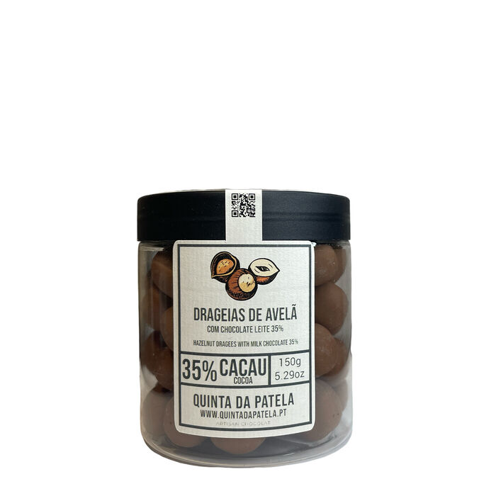 Drageias de Avelã com Chocolate Leite 35% 150g