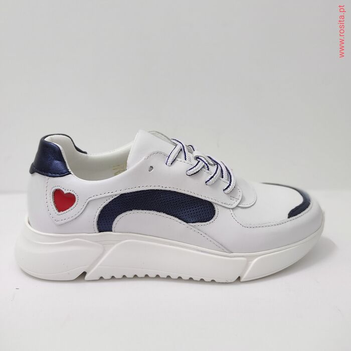 Sapato desportivo Shakira 2000 branco e azul