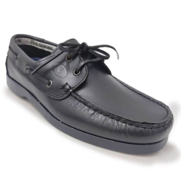 Sapatos vela azuis em pele [109]