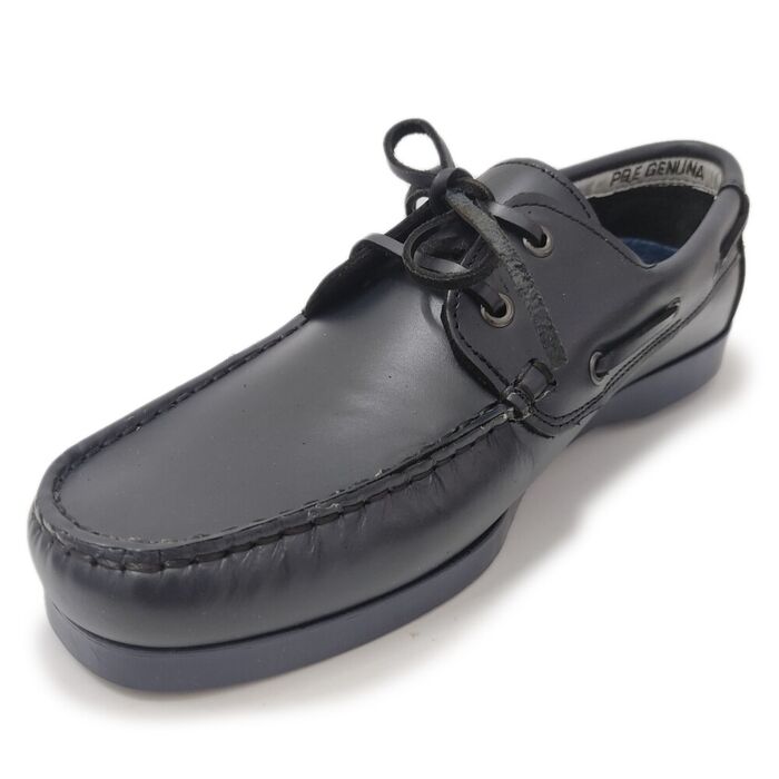 Sapatos vela azuis em pele [109]