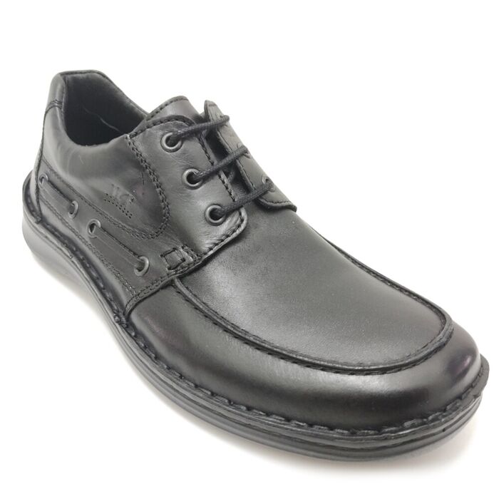 Sapato Homem Walker Flex conforto em Preto [5027]