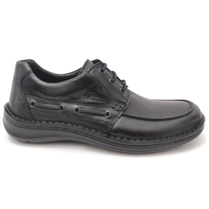 Sapato Homem Walker Flex conforto em Preto [5027]