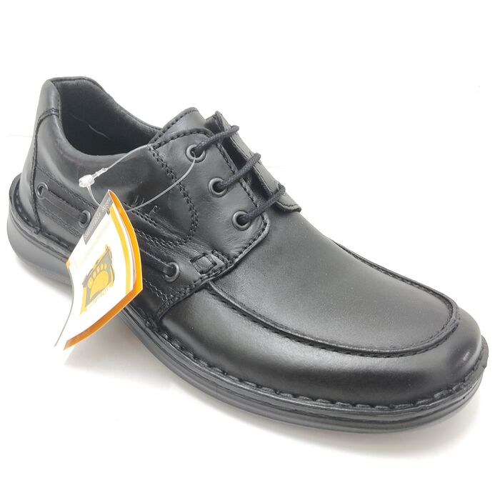 Sapato Homem Walker Flex conforto em Preto [5027]