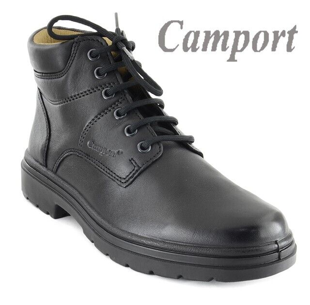 Bota Camport AquaResist atacas lisa em preto [80034060]