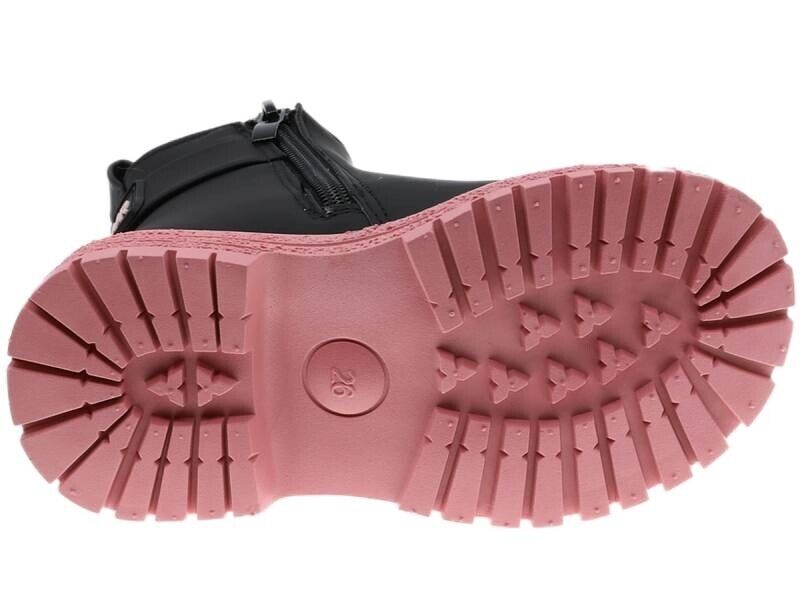 Botas BEPPI preto e rosa com fecho 2202012