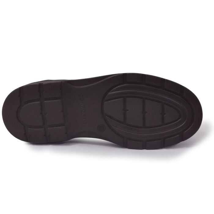 Sapato CONFORTO com velcro castanho