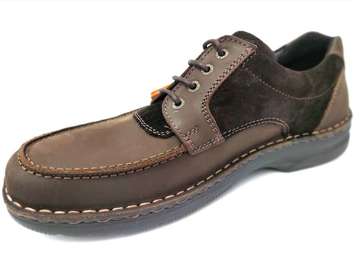 Sapato Homem Walker Flex castanho Nobuck [5820]