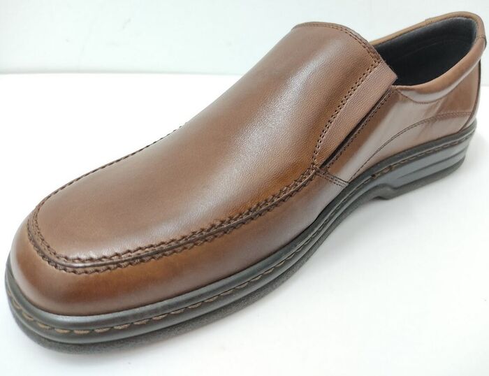 Sapato Walker Flex pala em castanho 2822