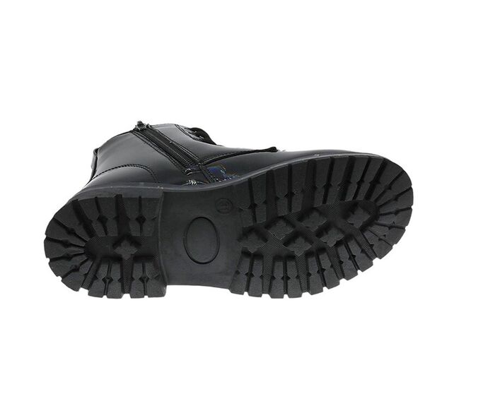 Botim juvenil BEPPI preto brilhante