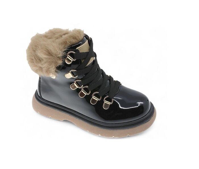 Bota verniz preto BEPPI