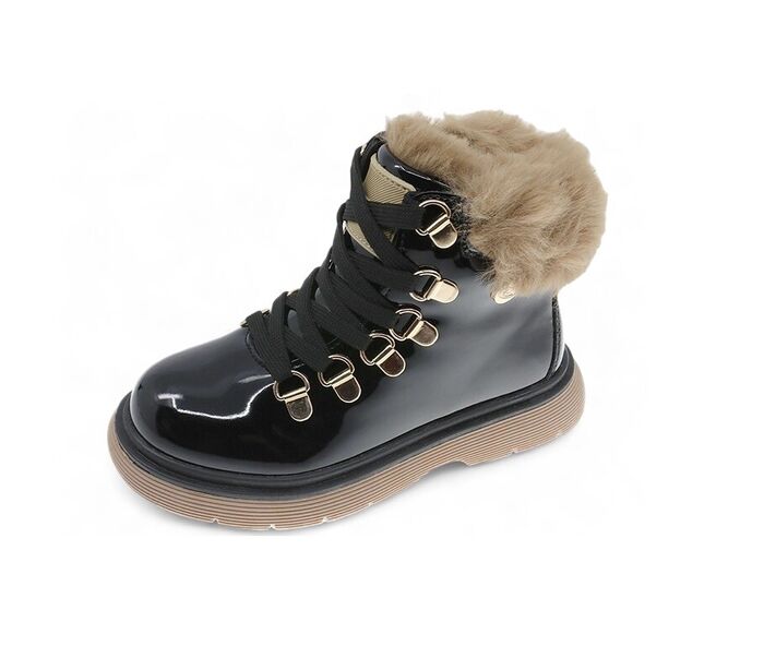 Bota verniz preto BEPPI