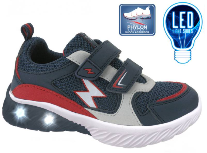 Sapatilha Casual BEPPI azul led [2189020]