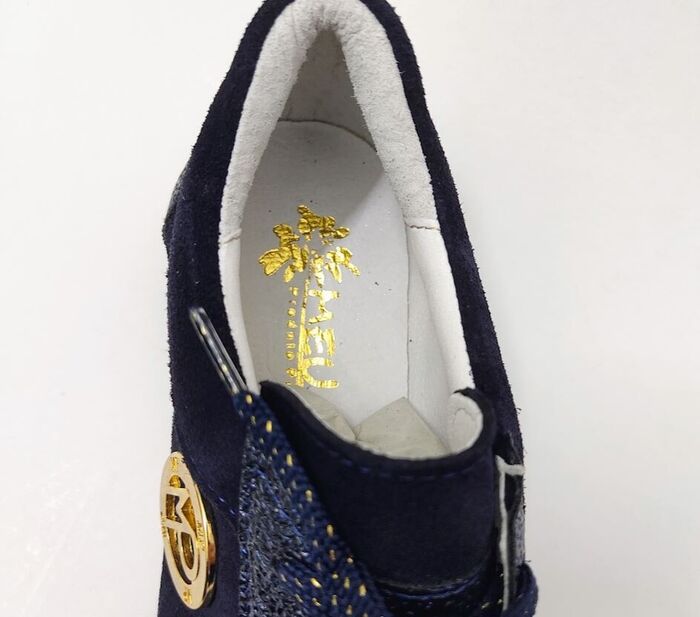 Sapato desportivo MEU PÉ em azul [982/C_A]