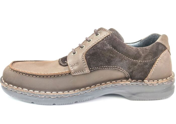 Sapato Homem Walker Flex castanho Nobuck [5820]