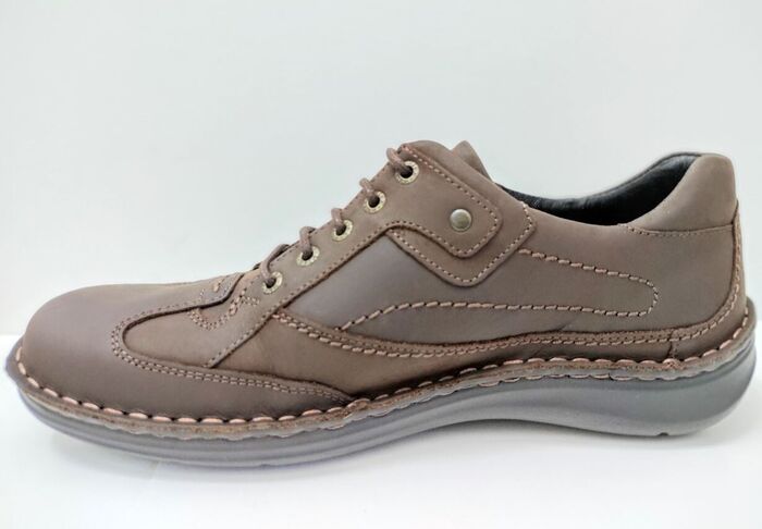 Sapato Homem Walker Flex castanho Nobuck [4663]