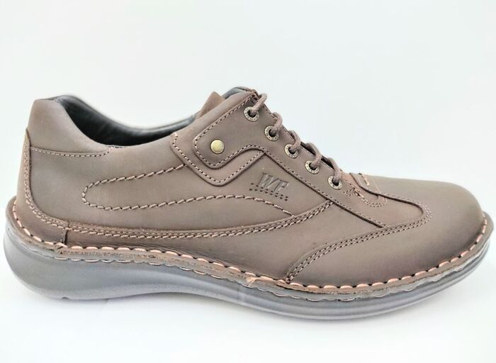 Sapato Homem Walker Flex castanho Nobuck [4663]