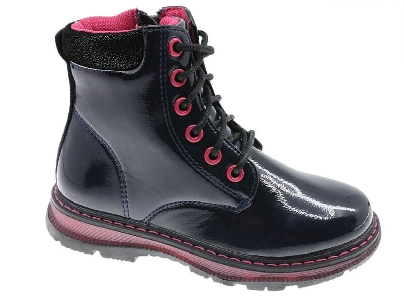 Bota Beppi verniz azul com rosa [2194980]